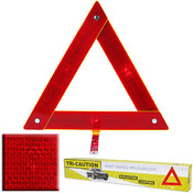 Reflecting Safety Triangle with Flashing LED Light