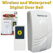 Wireless Door Bell with Waterproof Button - As See