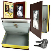 Deluxe Wooden Photo Box w/ Security Safe