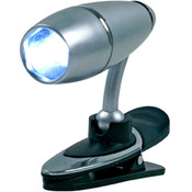 Brilliant LCD Clip-on Light Flashlight - As Seen o