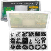O Ring Assortment Set - 225 Quality O-Rings Orings