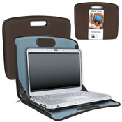 Belkin Laptop Sleeve Carry Case - Brown w/ Blue in