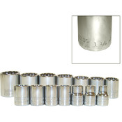 Bahco/Snap On 805214 14 pc 1/2in. 12pt. Drive Std.