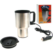 Heated Stainless Steel 12 Volt Powered Travel Mug