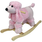Poodle Plush Rocking Animal