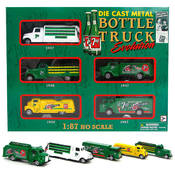 Die Cast Metal 7up Bottle Truck Evolution - 5 Vint