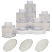 10 Piece Swivel Herb and Spice Rack Storage Set