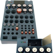 Perfect Battery Organizer and Tester - Holds 54 Ba