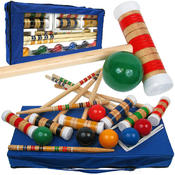 Large Complete Croquet Set with Carrying Case