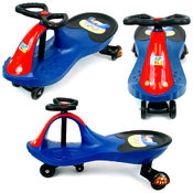 Blue Kitty Wiggle Ride-on Car