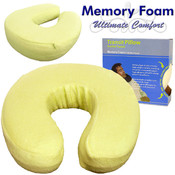 Memory Foam Head and Neck Support Transit Pillow