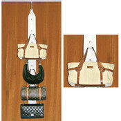 Purse Holder - Includes Door And Closet Rod Hanger