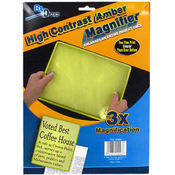 High Contrast Amber Magnifier - 3X Magnification