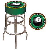Rack'em 8-Ball Padded Bar Stool