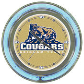 BYU Neon Clock - 14 inch Diameter