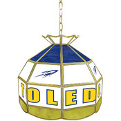 University of Toledo Stained Glass Tiffany Lamp -