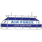 Personalized Air Force 40 Inch Stained Glass Light