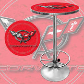 Corvette C5 Pub Table - Red