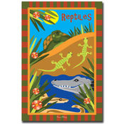 Reptiles by Grace Riley - Gallery Wrapped 24x32 Ca