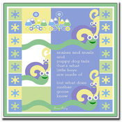 Snakes &amp; Snails by Grace Riley-Canvas Art Ready to
