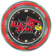 Illinois State University Neon Clock - 14 Inch Dia