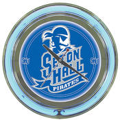 Seton Hall University Neon Clock - 14 inch Diamete