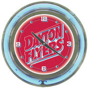 University of Dayton Neon Clock - 14 Inch Diameter