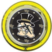 Wake Forest University Neon Clock - 14 inch Diamet
