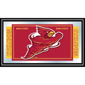 Iowa State University Logo and Mascot Framed Mirro
