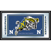 United States Naval Academy Logo and Mascot Framed