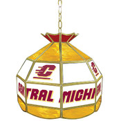 Central Michigan U Stained Glass Tiffany Lamp - 16