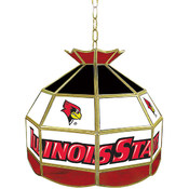Illinois State U Stained Glass Tiffany Lamp - 16 I