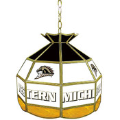 Western Michigan U Stained Glass Tiffany Lamp - 16