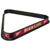 Miller High Life Billiard Ball Triangle Rack