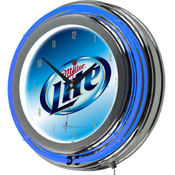 Miller Lite 14 Inch Neon Wall Clock