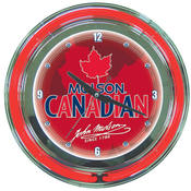 Molson 14-inch Neon Wall Clock