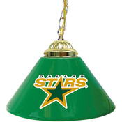 NHL Dallas Stars 14 Inch Single Shade Bar Lamp