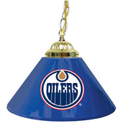 NHL Edmonton Oilers 14 Inch Single Shade Bar Lamp