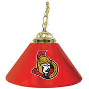 NHL Ottawa Senators 14 Inch Single Shade Bar Lamp