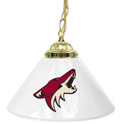 NHL Phoenix Coyotes 14 Inch Single Shade Bar Lamp