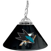 NHL San Jose Sharks 14 Inch Single Shade Bar Lamp