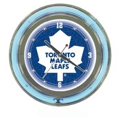 NHL Toronto Maple Leafs Neon Clock - 14 inch Diame
