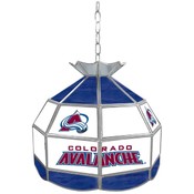 NHL Colorado Avalanche Stained Glass Tiffany Lamp