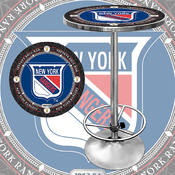 NHL Vintage New York Rangers Pub Table