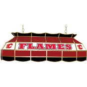 NHL Calgary Flames Stained Glass 40 inch Lighting