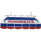 NHL New York Rangers Stained Glass 40 inch Lightin