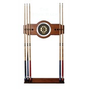 NHL Boston Bruins 2 piece Wood and Mirror Wall Cue