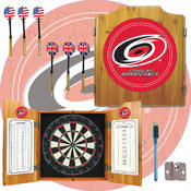 NHL Carolina Hurricanes Dart Cabinet includes Dart