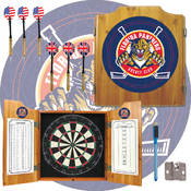 NHL Florida Panthers Dart Cabinet includes Darts a