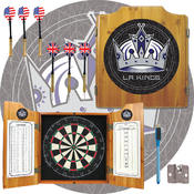 NHL Los Angeles Kings Dart Cabinet includes Darts